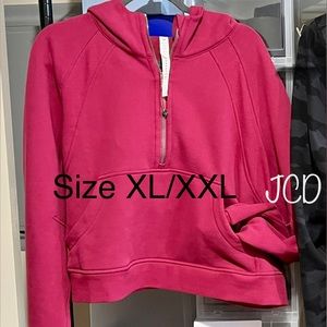 Lululemon scuba oversized half-zip hoodie XL/XXL pomegranate